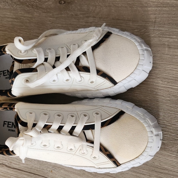 Fendi Shoes - Authentic Fendi Force Sneakers FF Logo